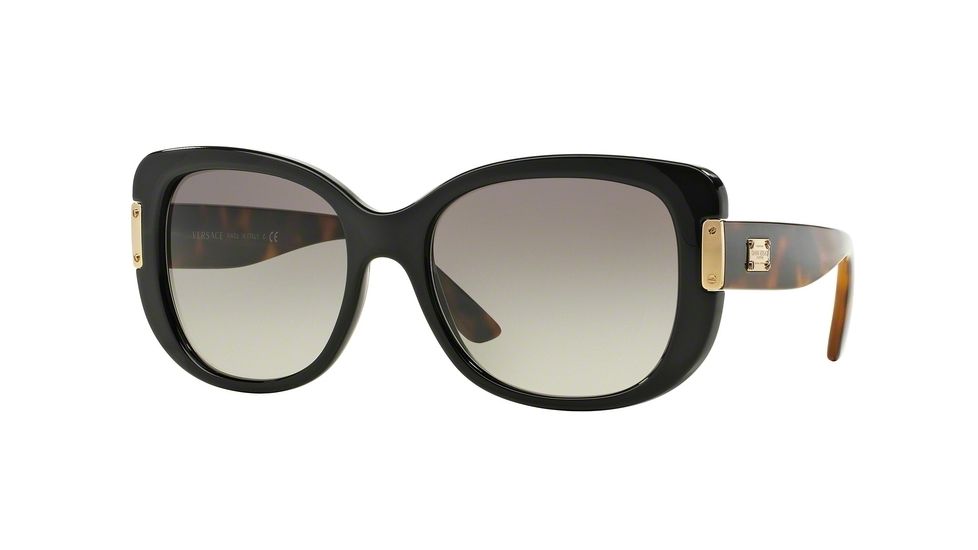 Versace VE4311 Progressive Prescription Sunglasses VE4311-GB1-11-56 - Lens Diameter 56 mm, Frame Color Black
