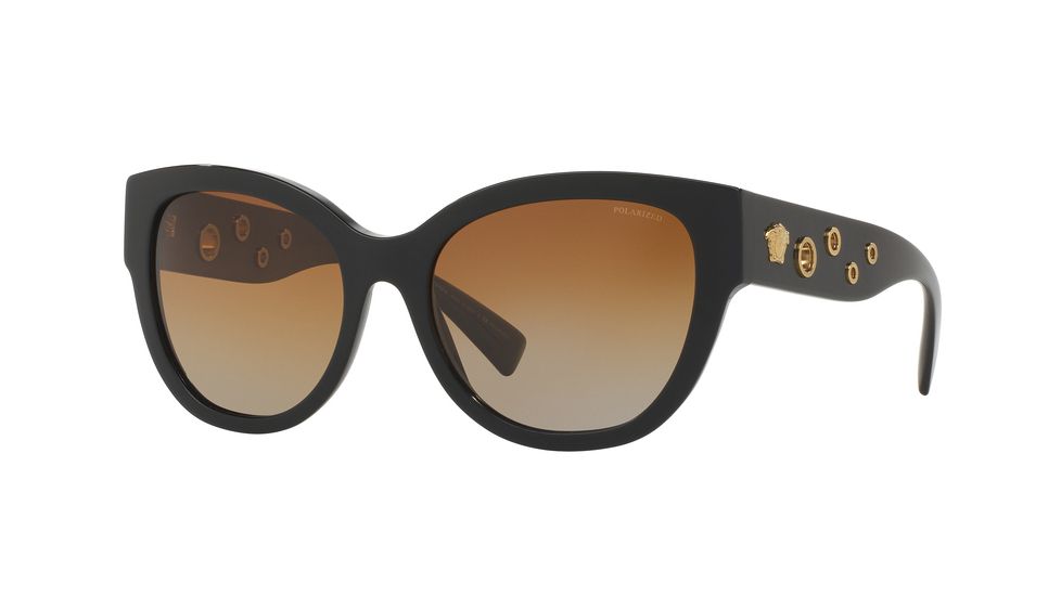 Versace VE4314 Single Vision Prescription Sunglasses VE4314-GB1-T5-56 - Lens Diameter 56 mm, Frame Color Black