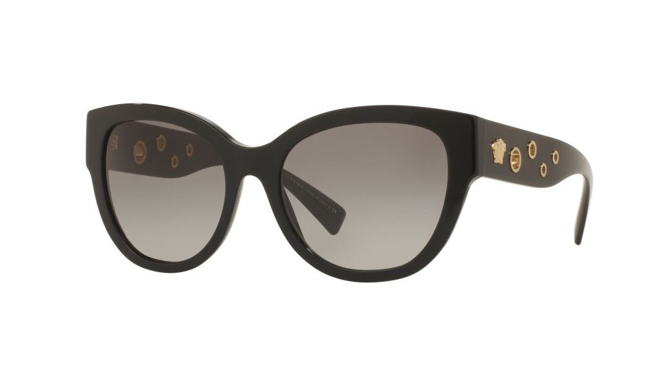 Versace VE4314A Progressive Prescription Sunglasses VE4314A-GB1-11-56 - Lens Diameter 56 mm, Frame Color Black