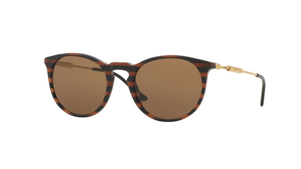Versace VE4315A Bifocal Prescription Sunglasses VE4315A-518773-52 - Lens Diameter 52 mm, Frame Color Brown Rule Black