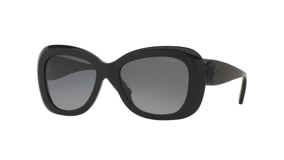 Versace VE4317 Single Vision Prescription Sunglasses VE4317-GB1-T3-54 - Lens Diameter 54 mm, Frame Color Black