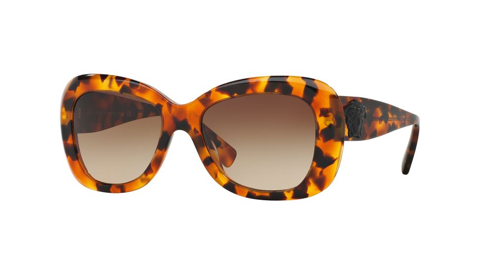 Versace VE4317A Bifocal Prescription Sunglasses VE4317A-260-13-54 - Lens Diameter 54 mm, Frame Color Light Havana
