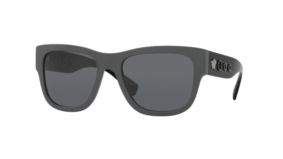 Versace VE4319A Single Vision Prescription Sunglasses VE4319A-519487-56 - Lens Diameter 56 mm, Frame Color Sand Grey