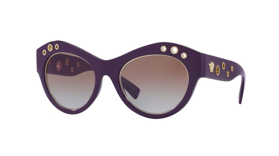 Versace VE4320 Progressive Prescription Sunglasses VE4320-518568-54 - Lens Diameter 54 mm, Frame Color Violet