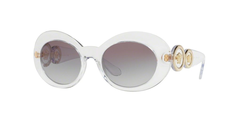 Versace VE4329 Single Vision Prescription Sunglasses VE4329-148-11-53 - Lens Diameter 53 mm, Frame Color Crystal