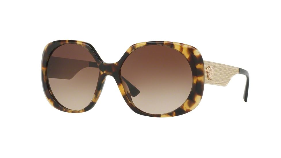 Versace VE4331A Progressive Prescription Sunglasses VE4331A-988-13-57 - Lens Diameter 57 mm, Frame Color Havana