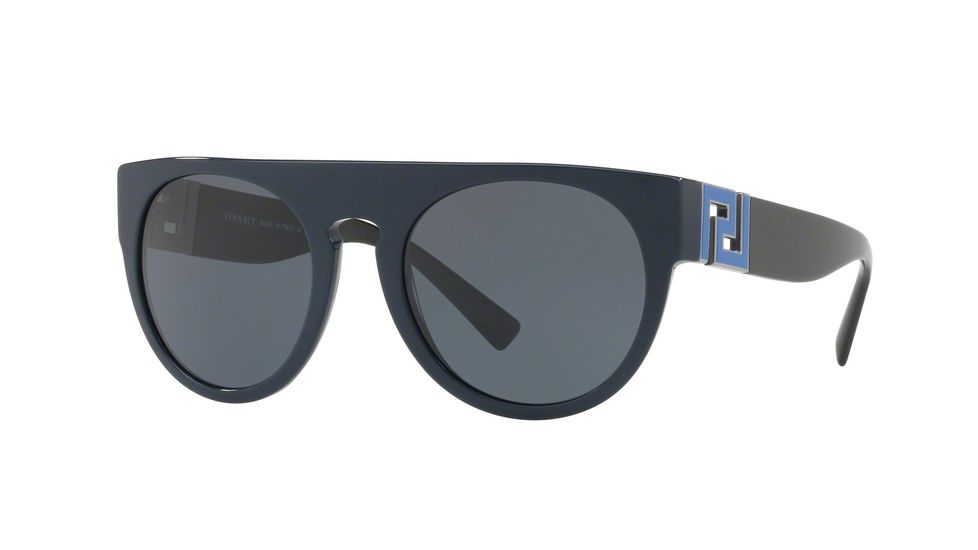 Versace VE4333A Progressive Prescription Sunglasses VE4333A-523087-55 - Lens Diameter 55 mm, Frame Color Blue