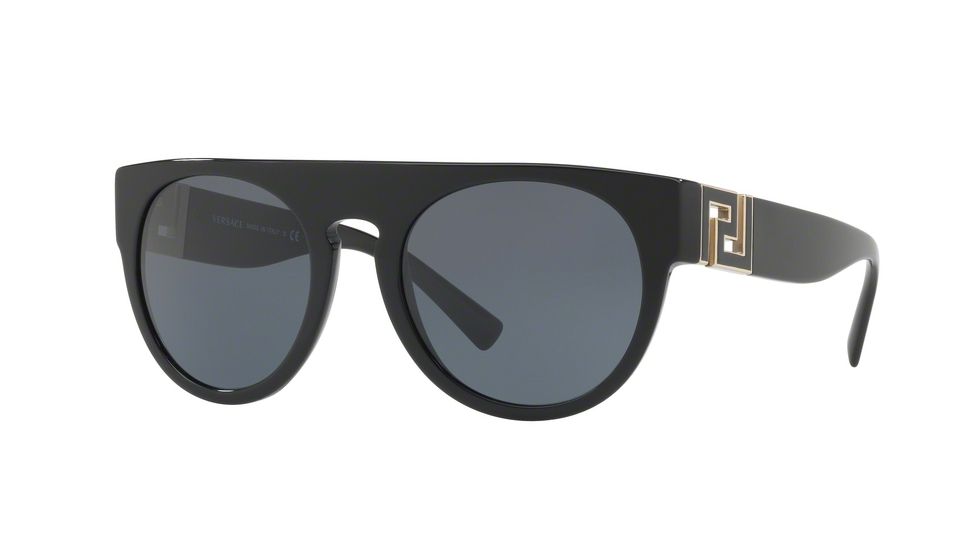 Versace VE4333A Progressive Prescription Sunglasses VE4333A-GB1-87-55 - Lens Diameter 55 mm, Frame Color Black