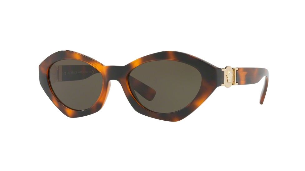 Versace VE4334 Progressive Prescription Sunglasses VE4334-511971-54 - Lens Diameter 54 mm, Frame Color Havana