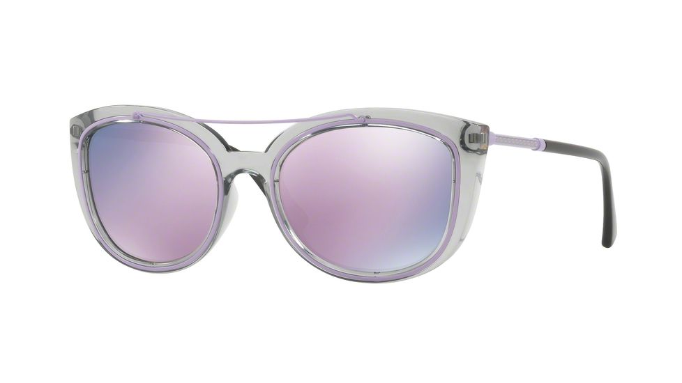 Versace VE4336 Progressive Prescription Sunglasses VE4336-52545R-56 - Lens Diameter 56 mm, Frame Color Transparent Grey