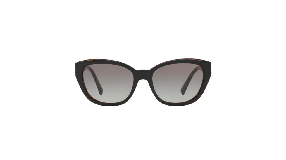 Versace VE4343 Progressive Prescription Sunglasses, 56mm, Black / Havana, VE4343-913-11-56-PRO