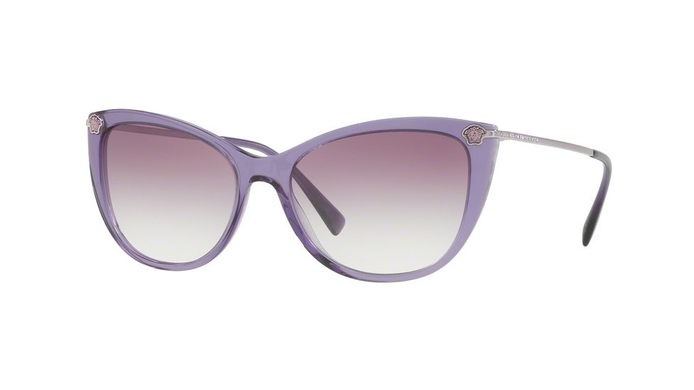 Versace VE4345B Progressive Prescription Sunglasses VE4345B-516036-57 - Lens Diameter 57 mm, Frame Color Transparent Violet