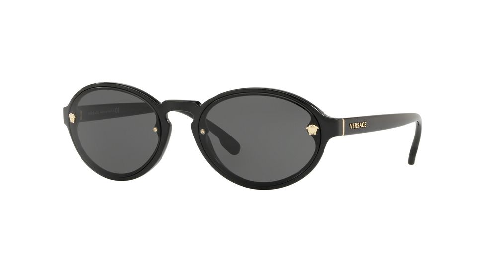 Versace VE4352 Sunglasses GB1/87-54 - Black Frame, Grey Lenses