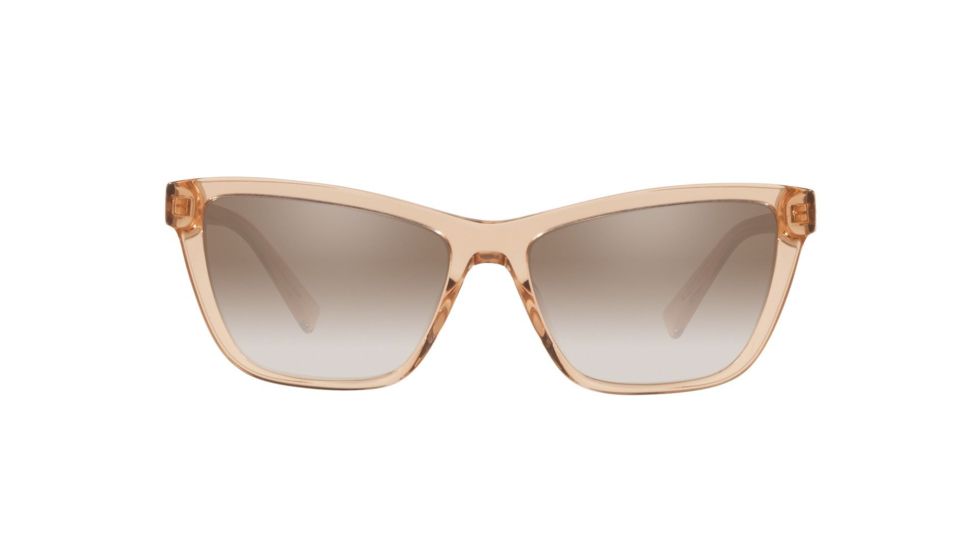 Versace VE4354B Bifocal Prescription Sunglasses, 55mm, Transparent Brown, VE4354B-524194-55-BI