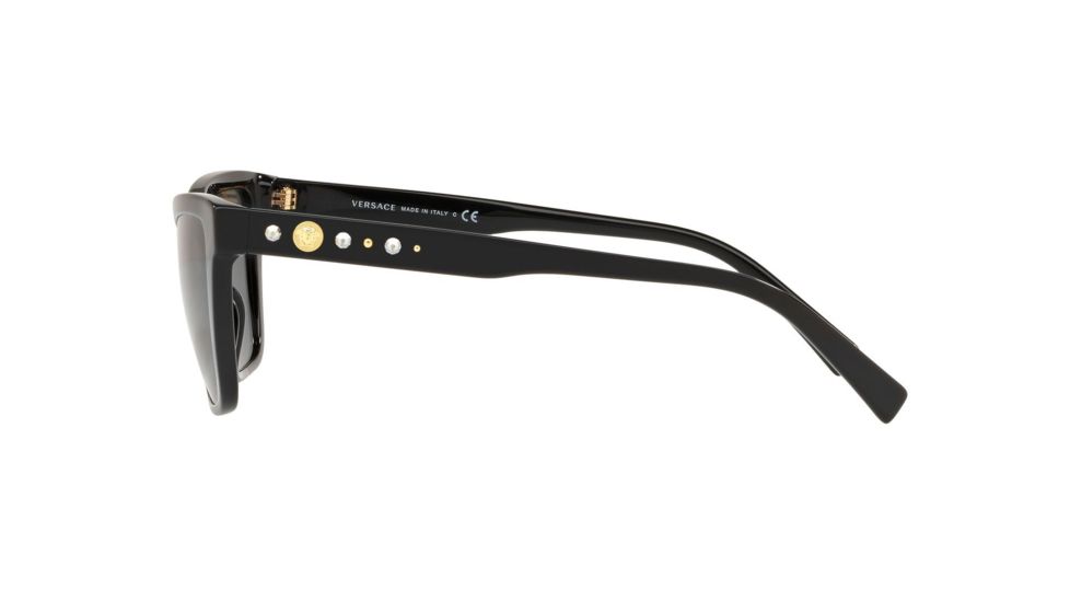 Versace VE4354B Bifocal Prescription Sunglasses, 55mm, Black, VE4354B-GB1-87-55-BI