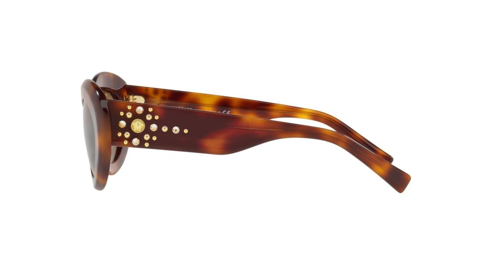 Versace VE4355B Bifocal Prescription Sunglasses, 52mm, Havana, VE4355B-521773-52-BI