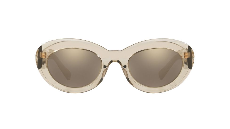Versace VE4355B Bifocal Prescription Sunglasses, 52mm, Transparent Beige, VE4355B-52885A-52-BI