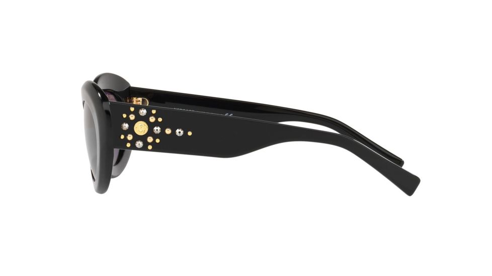 Versace VE4355B Bifocal Prescription Sunglasses, 52mm, Black, VE4355B-GB1-1A-52-BI