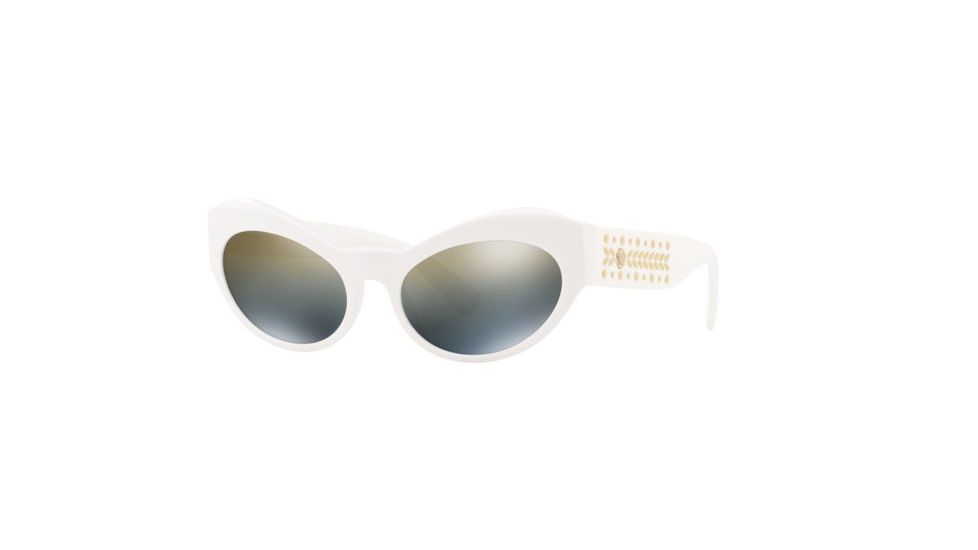 Versace VE4356 Prescription Sunglasses, 54mm, White, VE4356-401-Y9-54-SV