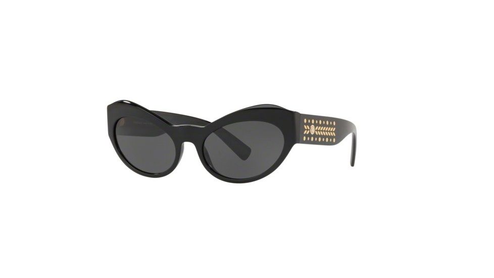 Versace VE4356 Prescription Sunglasses, 54mm, Black, VE4356-GB1-87-54-SV