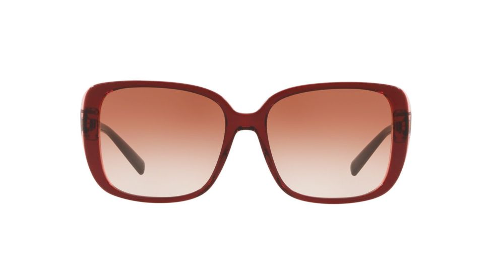 Versace VE4357 Prescription Sunglasses, 56mm, Transparent / Red, VE4357-529013-56-SV