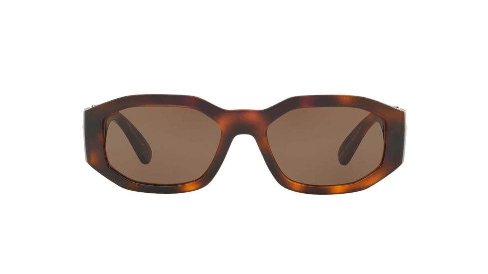 Versace VE4361 Prescription Sunglasses, 53mm, Havana, VE4361-521773-53-SV