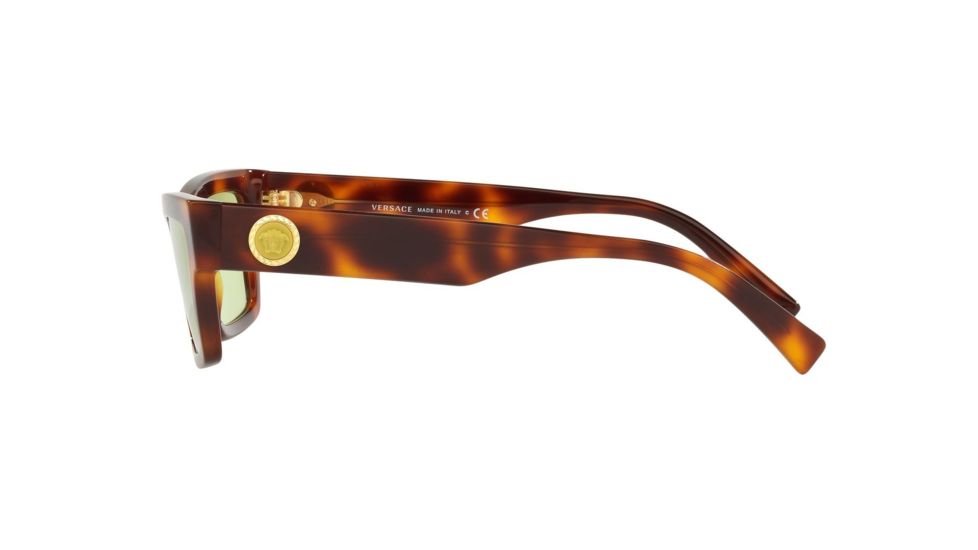Versace VE4362 Progressive Prescription Sunglasses, 55mm, Havana, VE4362-5217-2-55-PRO