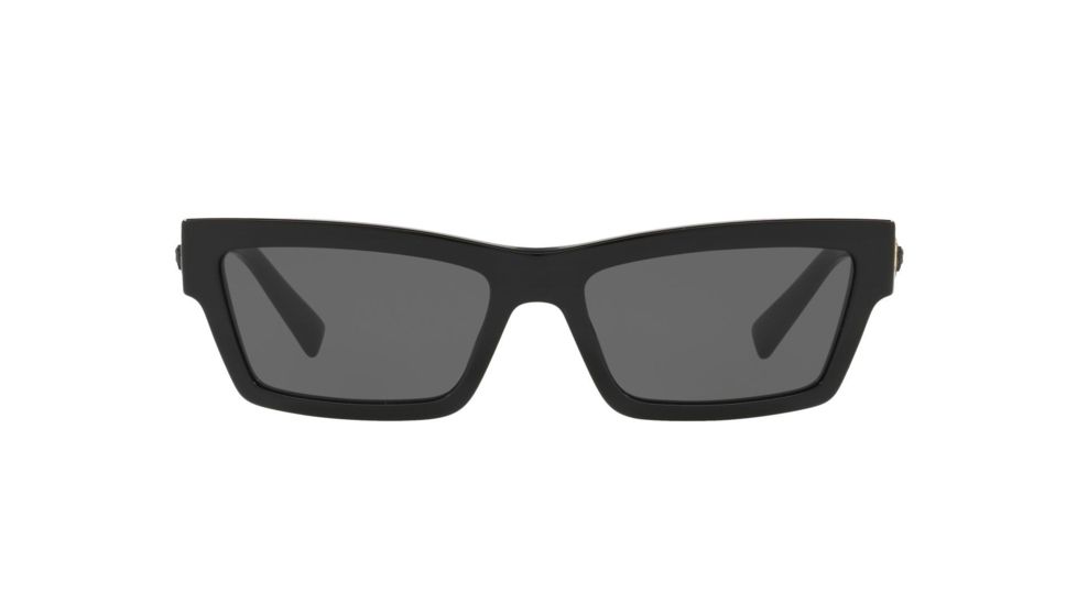 Versace VE4362 Progressive Prescription Sunglasses, 55mm, Black, VE4362-GB1-87-55-PRO