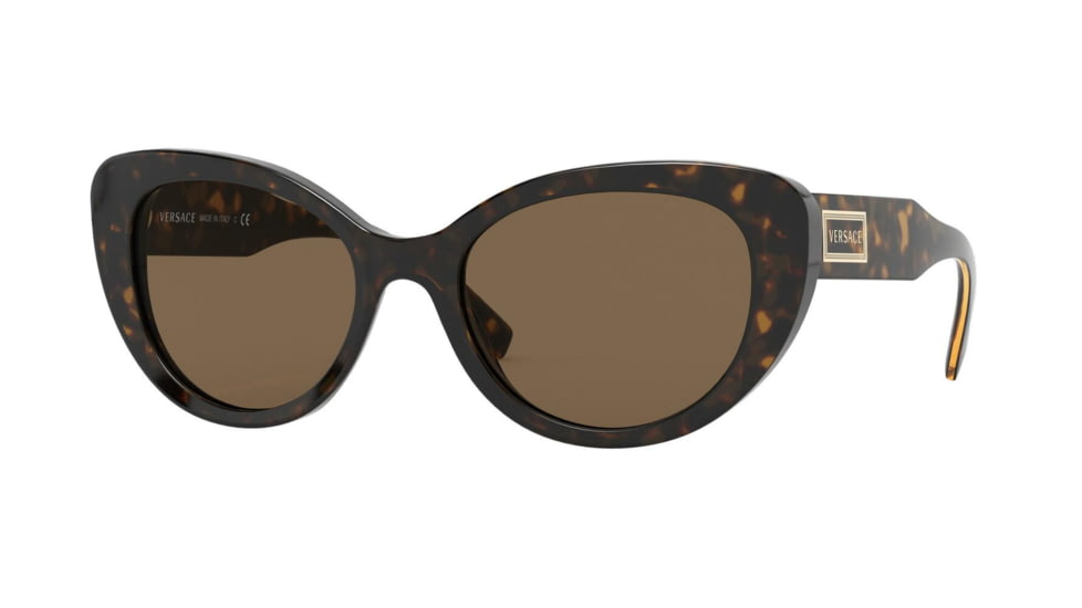 Versace VE4378 Sunglasses 108/73-54 - , Brown Lenses