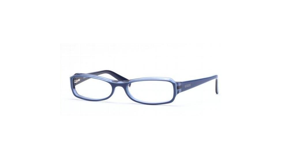 Versus VR8041-565-5216 Eyeglasses Frames Transparent Purple On Transparent Orange Frame / 52 mm Lenses