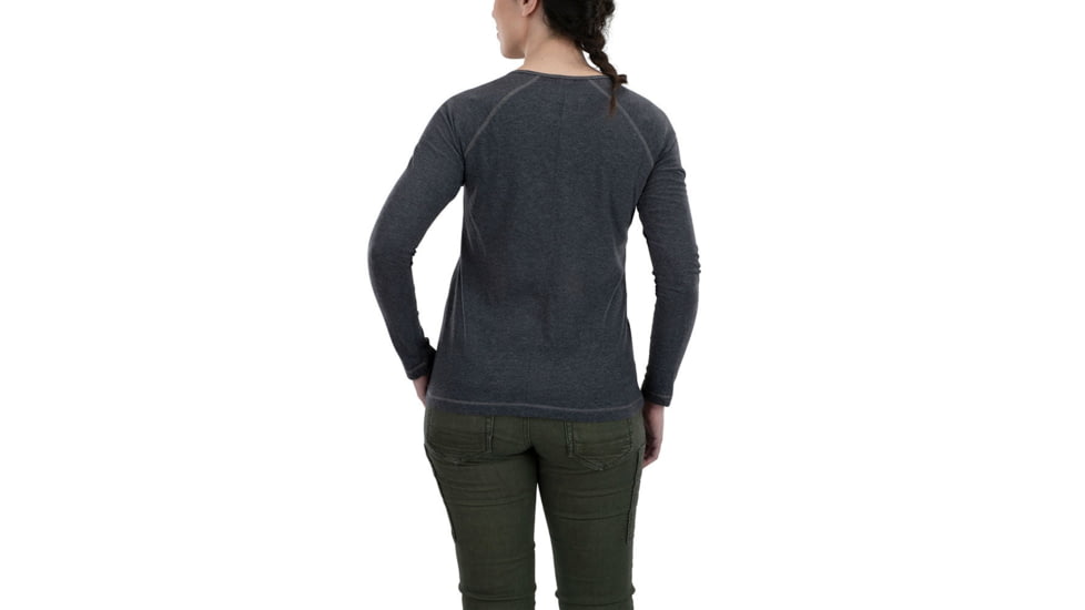 Vertx Collins Henley Long Sleeve Shirt - Womens, Exhaust, Medium, F1 VTX7015 EXH MEDIUM