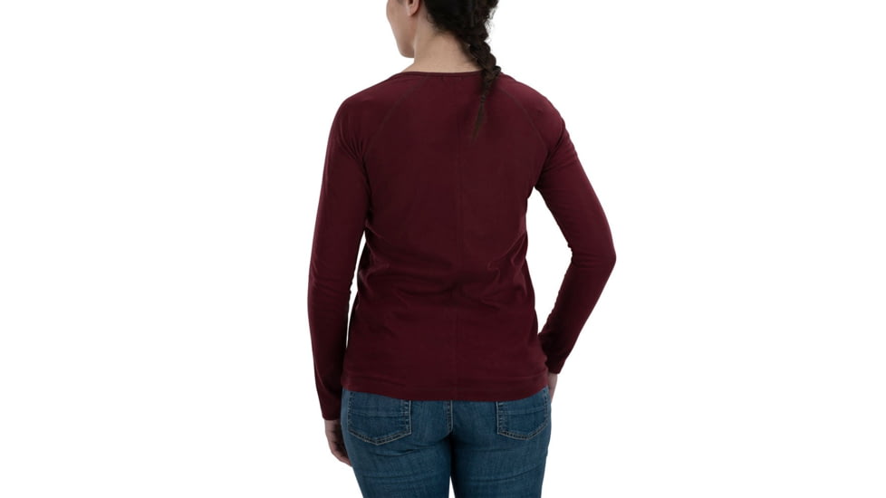 Vertx Collins Henley Long Sleeve Shirt - Womens, Warm Wine, Extra Large, F1 VTX7015 WW XLARGE