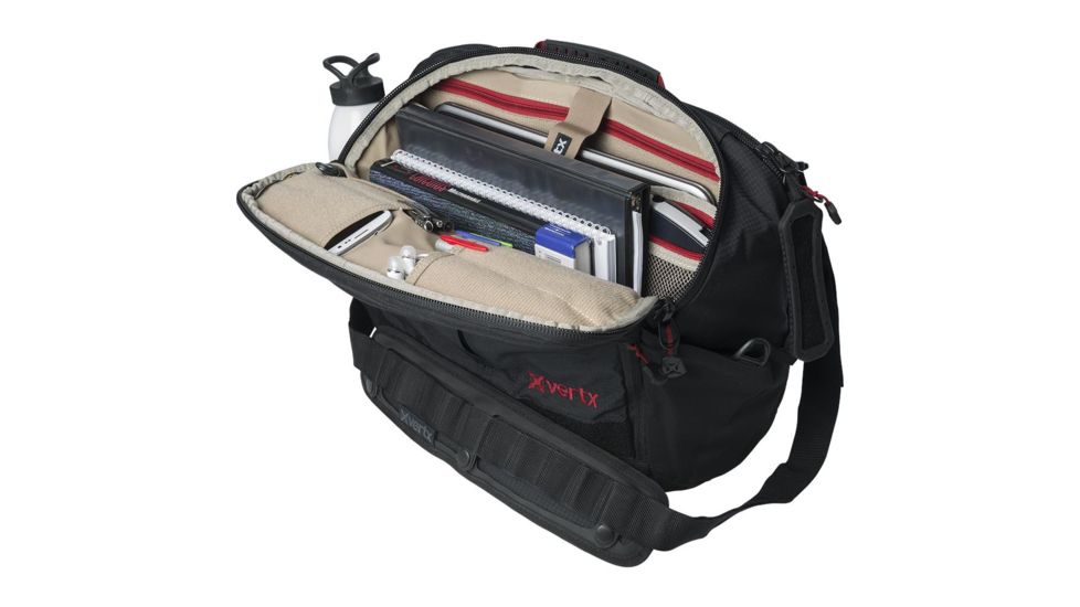 VERTX EDC Messenger Courier Bag, Black,VTX5005HBK
