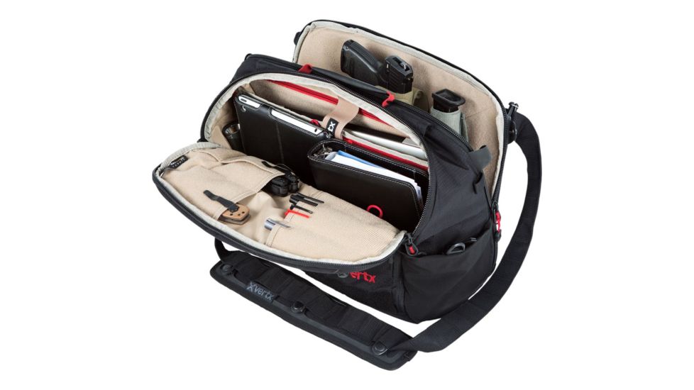 VERTX EDC Messenger Courier Bag, Black, VTX5005HBK