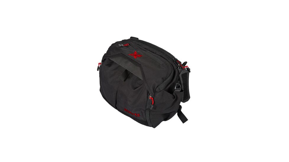 Vertx EDC Satchel Single Sling Pack, Black w/Red Trim VTX5000BKR