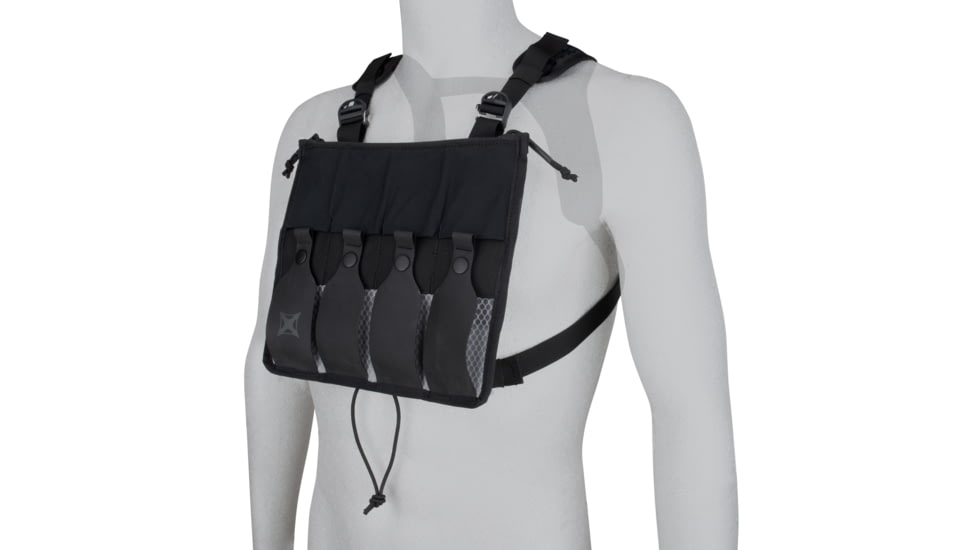 Vertx Firebase PCC Bandolier, Its Black, One Size, F1 VTX5221 IBK NA