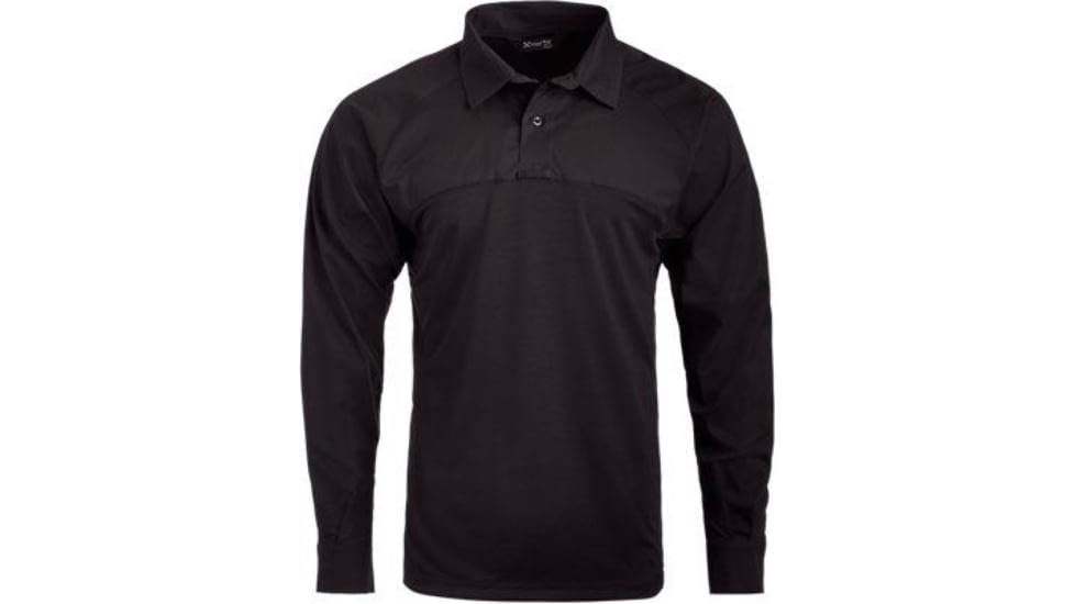 Vertx Fusion Flex Performance Hybrid Shirt - Long Sleeve, Black - VTX8255BK2XLLONG