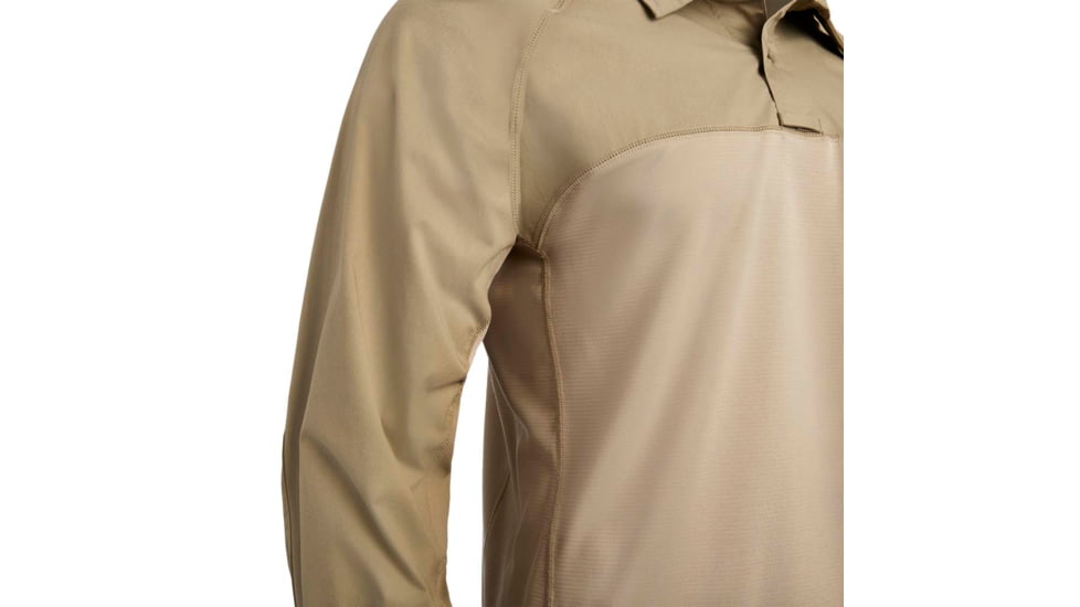 Vertx Fusion Flex Performance Hybrid Shirt - Long Sleeve, Desert Tan - VTX8255DT2XLLONG
