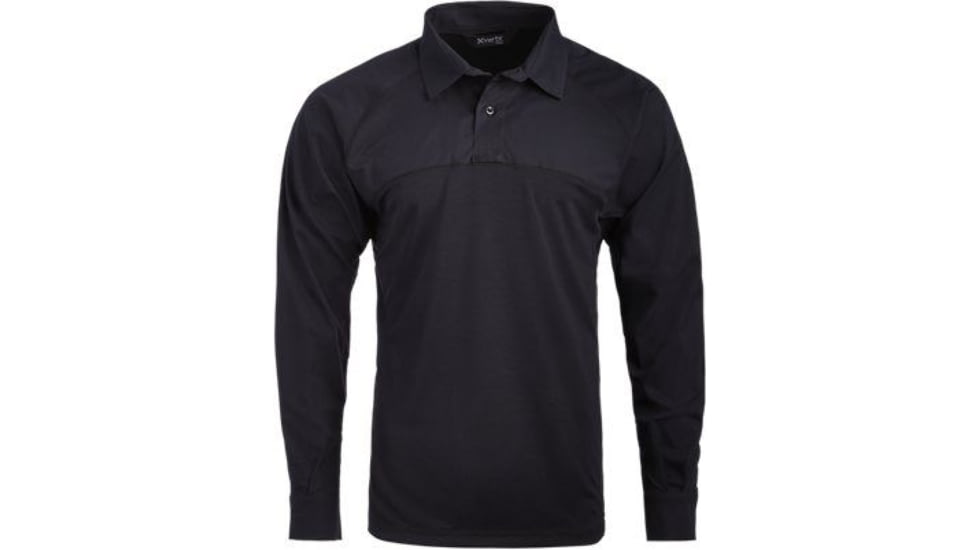 Vertx Fusion Flex Performance Hybrid Shirt - Long Sleeve, Navy - VTX8255NV2XLLONG