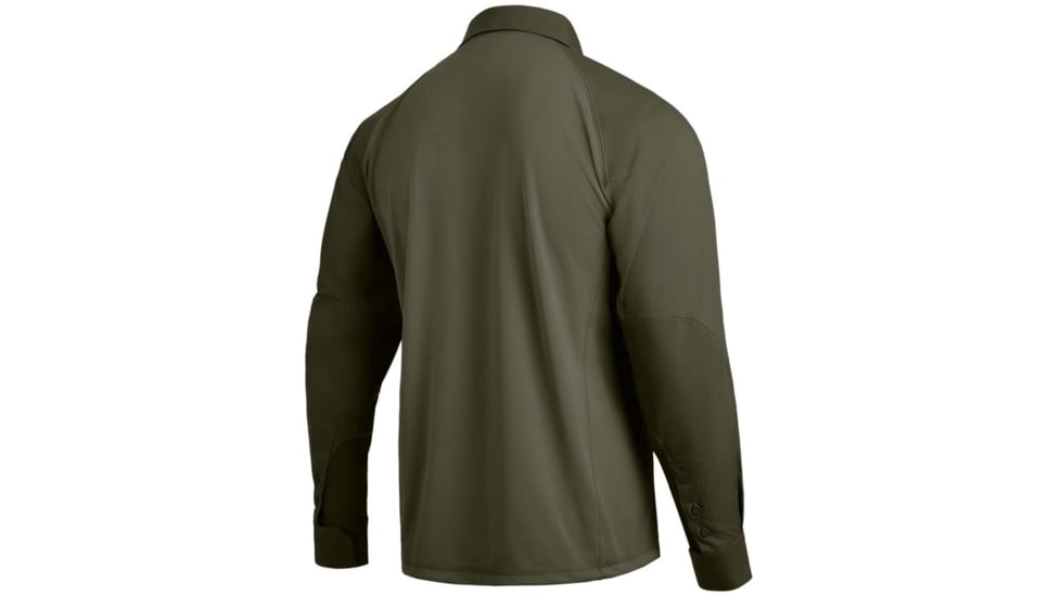 Vertx Fusion Flex Performance Hybrid Shirt - Long Sleeve, Od Green - VTX8255OD2XLLONG