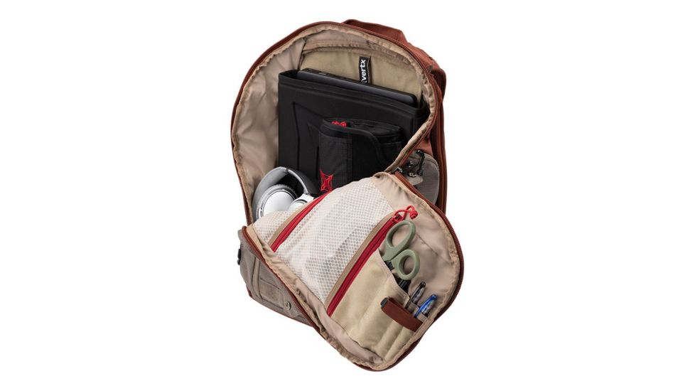 Vertx Gamut 2.0 Backpack, 25 liters, Standard, Sienna/Shock Cord, F1 VTX5016 SI/SHC NA