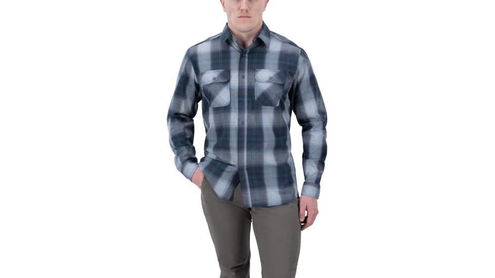 Vertx Guardian 2.0 Long Sleeve Shirt - Men's, Small, Undertow Blue Plaid, F1 VTX1441 UBLP SMALL REG