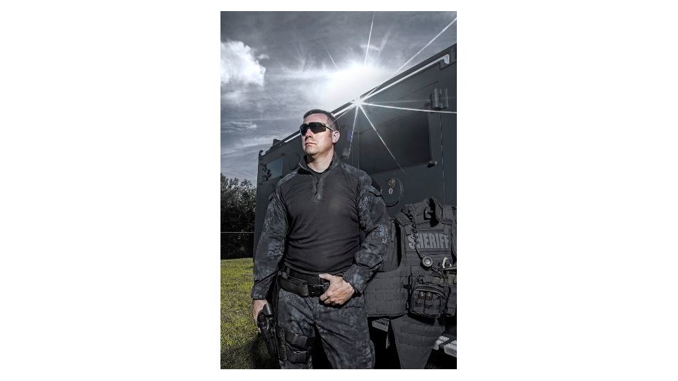 Vertx L/S Gunfighter Kryptek Typhon 50% Nylon/50% Cotton Ripstop w/CRF, Typhon, LARGE