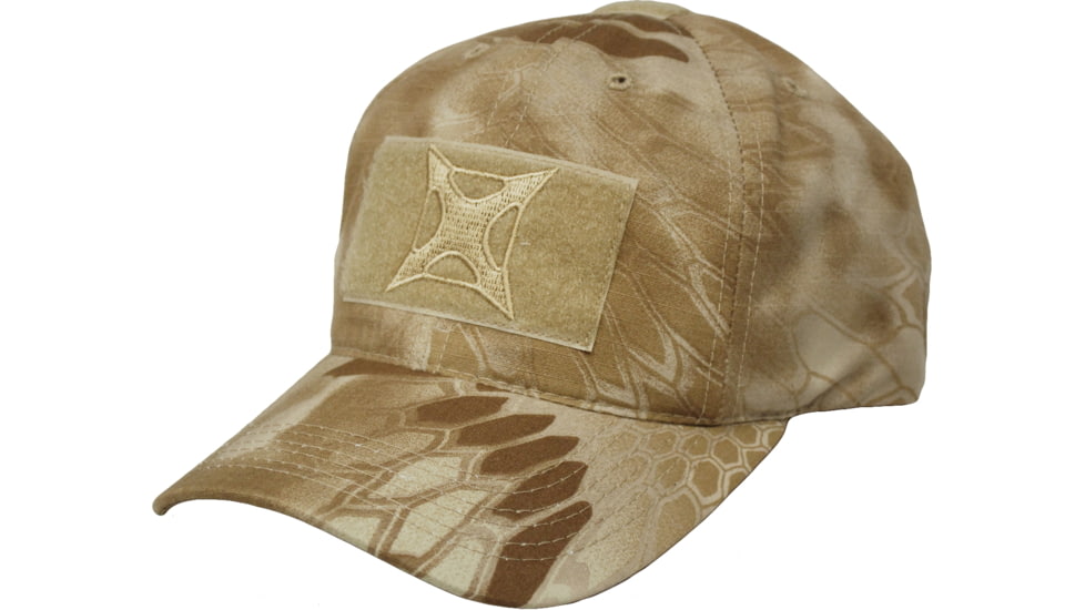 Vertx Kryptek Nomad Hat w/Velcro Patches and Embroidery, Nomad, OSFA VTX9945KNM
