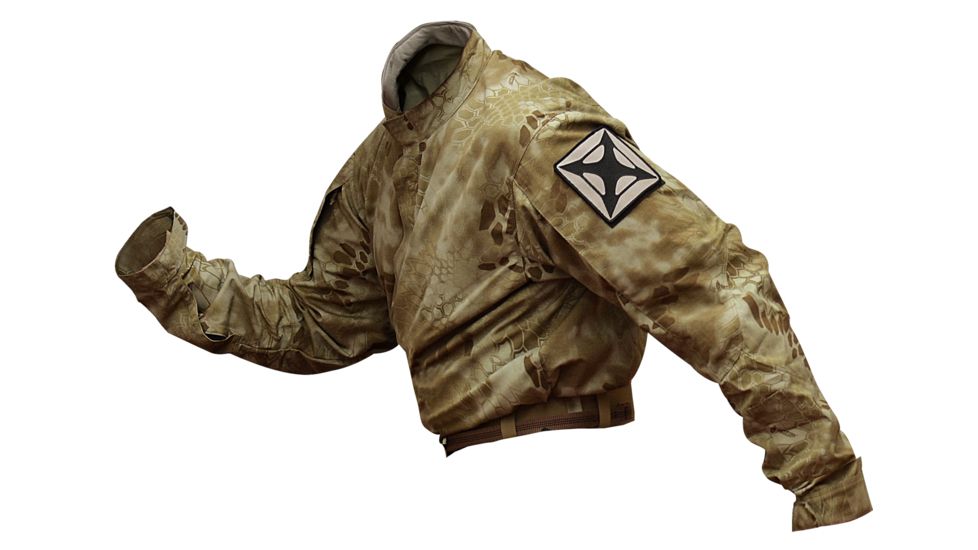 Vertx L/S Gunfighter Kryptek Nomad Nyco Ripstop W/CRF 50% Nylon/50% Cotton, Nomad, LARGE VTX8220KNM-LARGE