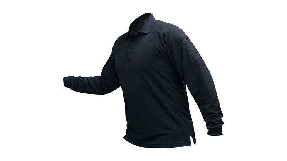 Vertx Men's Coldback Long Sleeve Polo Shirt, Navy, Size Large VTX4020NVP-LARGE