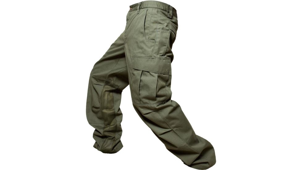 Vertx Mens Phantom Ops Tactical Pants w/ Airflow,65% Poly/35% Cotton,OD Green,42-34 VTX8620OD-42-34