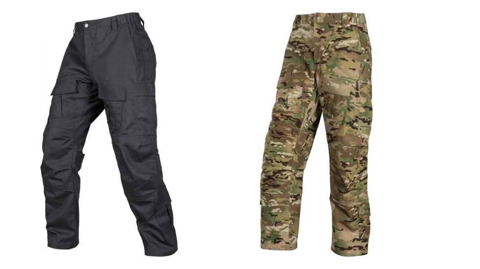 Vertx Mens Recon Nylon/Cotton Rip-Stop Pants, Black, MultiCam