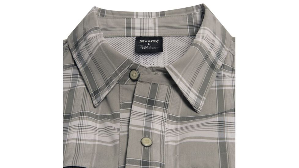 Vertx Mens Short Sleeve Speed Concealed Carry 37.5 Active Particle Technology Rayon/Poly Shirt, Steel, LARGE F1 VTX1400 ST LARGE