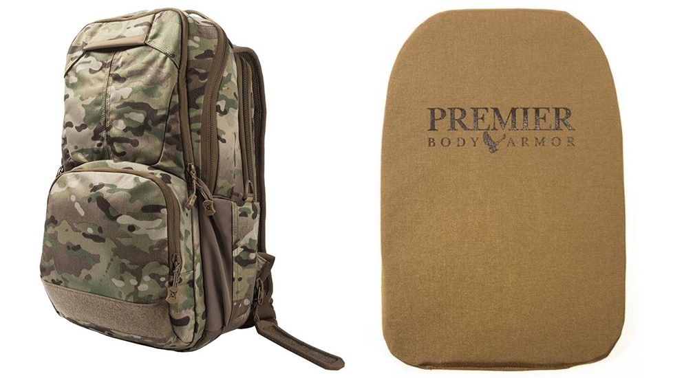 Vertx Ready Pack 2.0 in MultiCam with Premier Body Armor Ballistic Panel